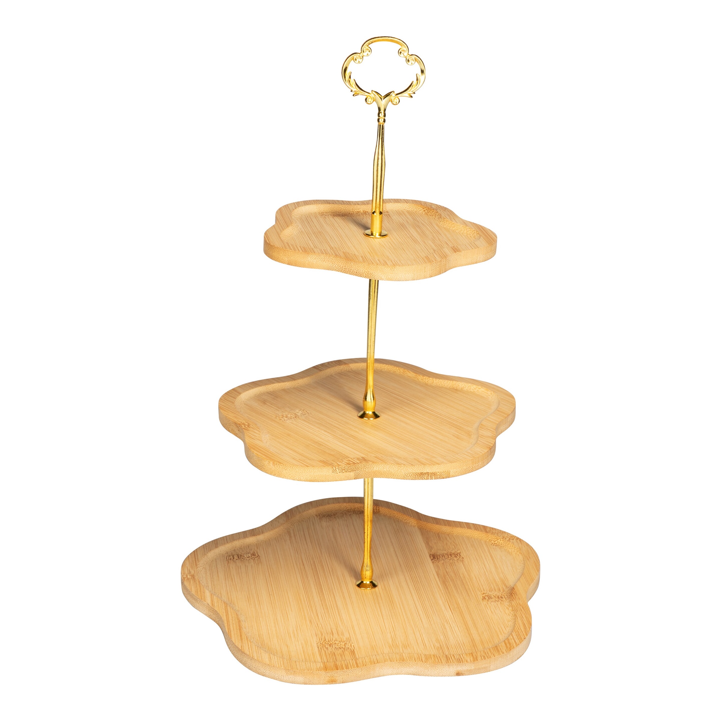Bambus-Etagere „Blüten“