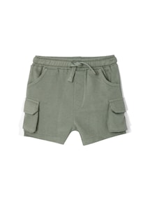 Bio-Kollektion: Baby Cargo-Shorts aus Sweatware