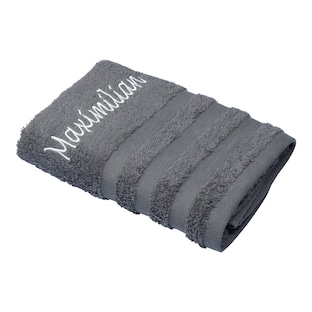 Handtuch personalisiert mit Namen, 50x100 cm,  100% Baumwolle