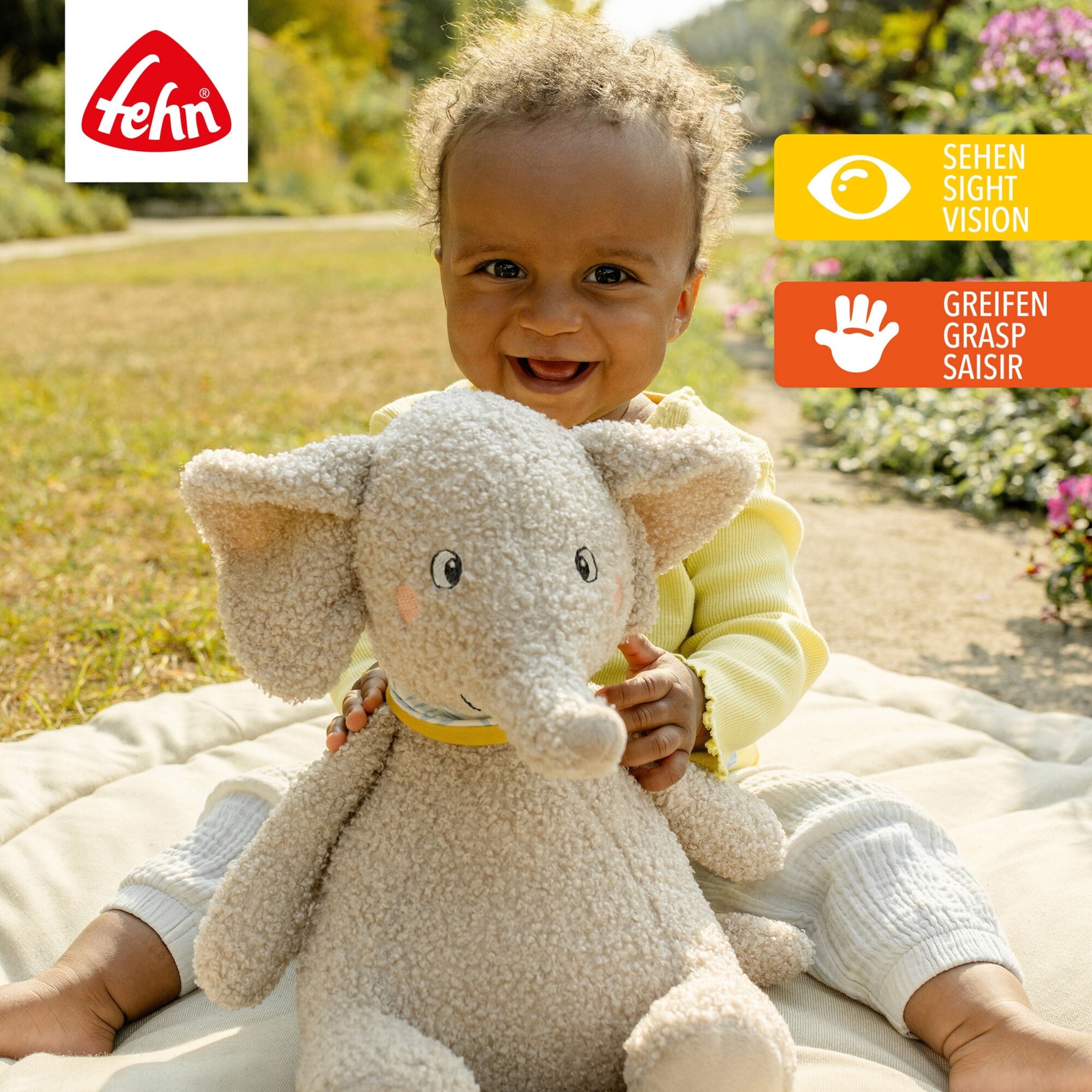 Fehn Kuscheltier Elefant Erik XL 31cm