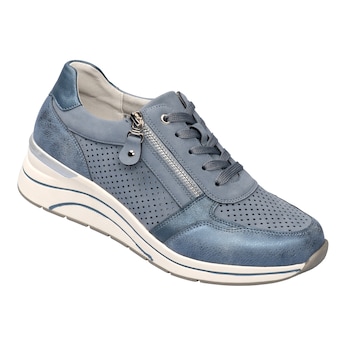 Leder-Keilsneaker „Sandra“