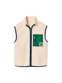 Jungen Teddyfleece-Weste mit Brusttasche