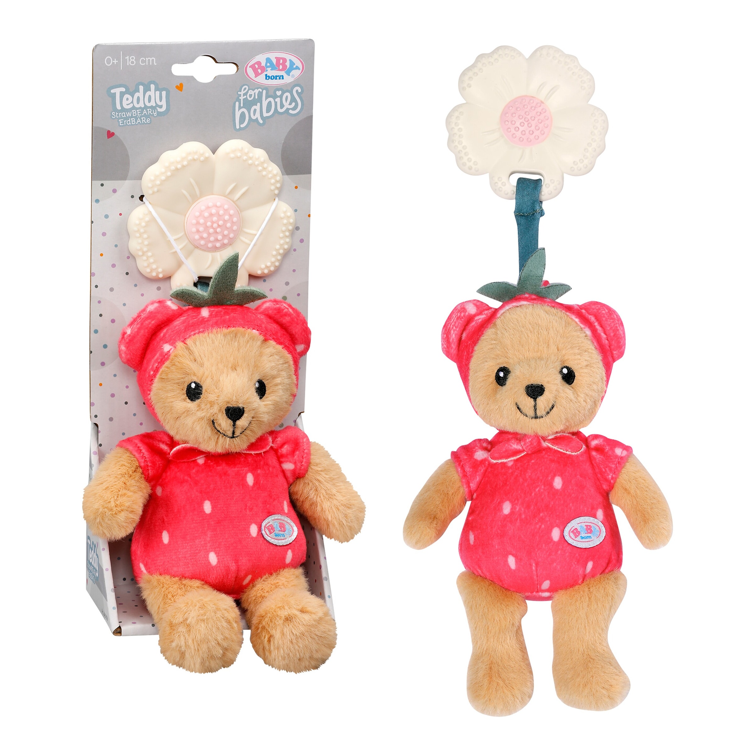 Zapf Creation Baby Born Kuscheltier Teddy ErdBÄRe for babies 18cm