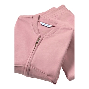 3-tlg. Set T-Shirt, Sweatjacke und Jogginghose Blumen