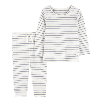 2-tlg. Set Shirt langarm und Jogginghose Ringel