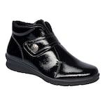 Bottines vernies à scratch «Karla»