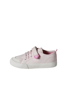 Mädchen Stoff-Sneakers mit elastischer Schnürung