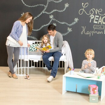 Bundle Beistellbett Maxi inkl. Matratze Klima Wave und Kinderbettumbausatz inkl. Matratze MediTex® extraluftig