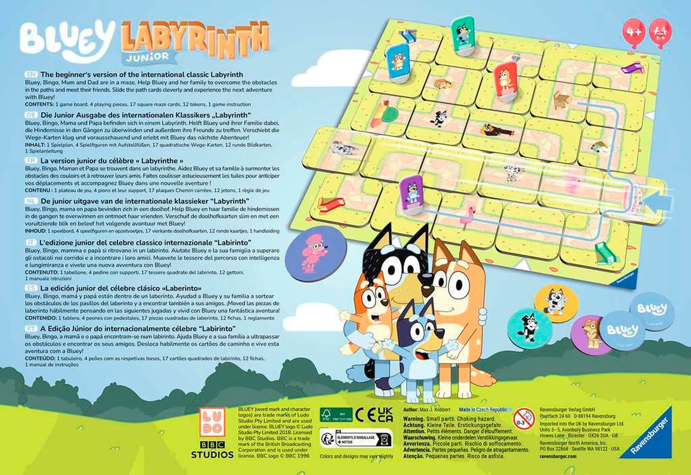 Ravensburger Bluey: Junior Labyrinth