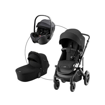 Kombikinderwagen SMILE 5Z STYLE Trio-Set inkl. Babyschale BABY-SAFE PRO