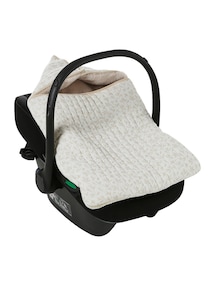 Warmer Baby Ausfahrsack aus Webpelz & Musselin