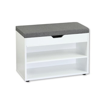 Schuhschrank mit Sitzkissen, 2 Fächer