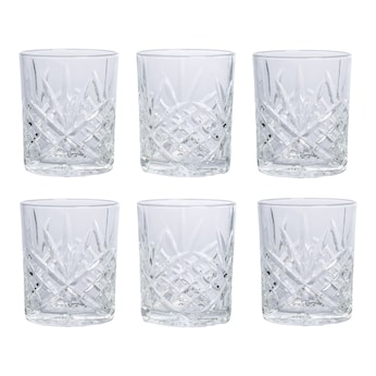 Set de verres "cristal", 6 pièces de 320 ml chacune