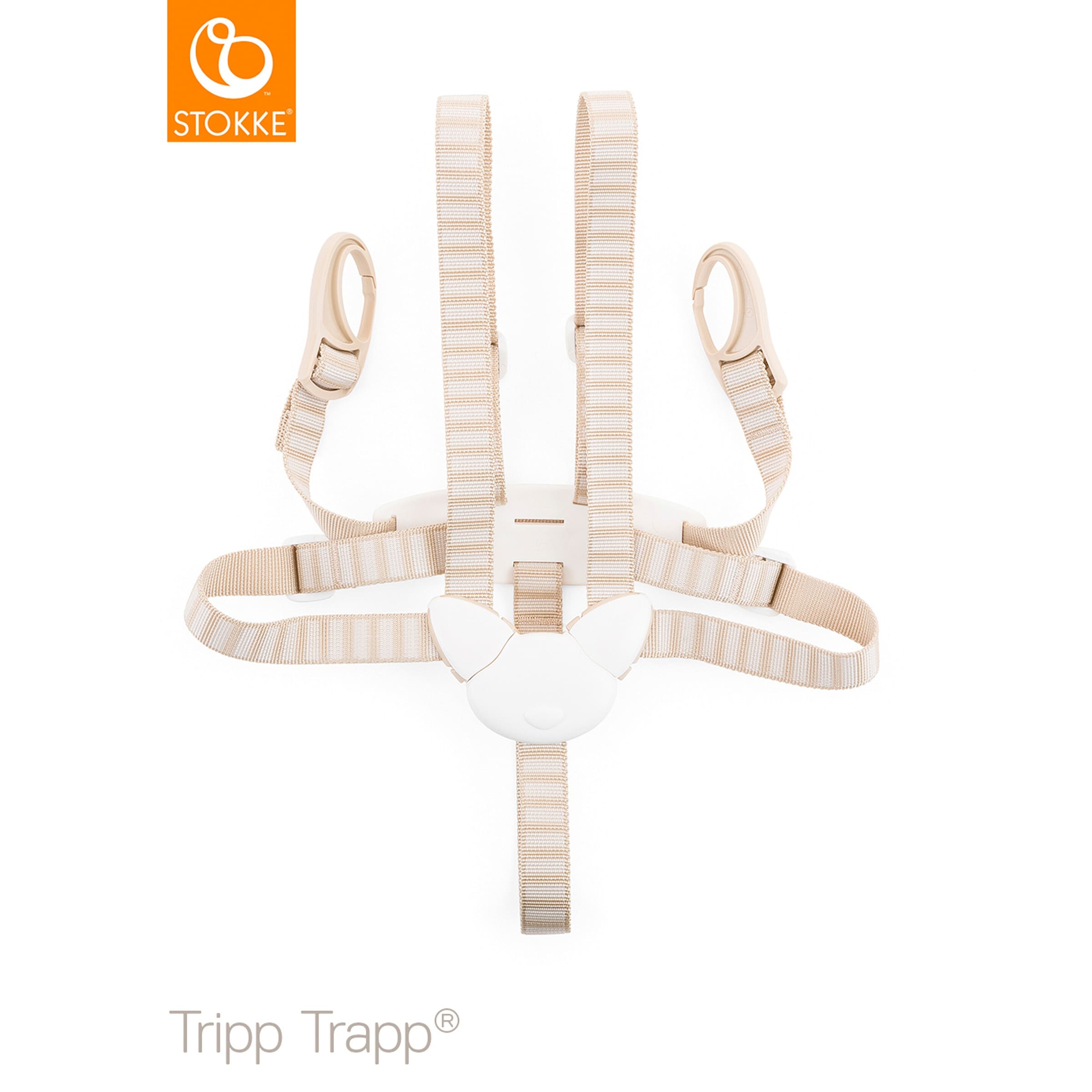 Stokke Tripp Trapp Zubehör, weiß -TOP Zustand, 2024 Gurt: NEU