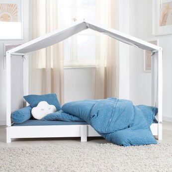 Bettwäsche 2-teilig 'Seashells' indigo 