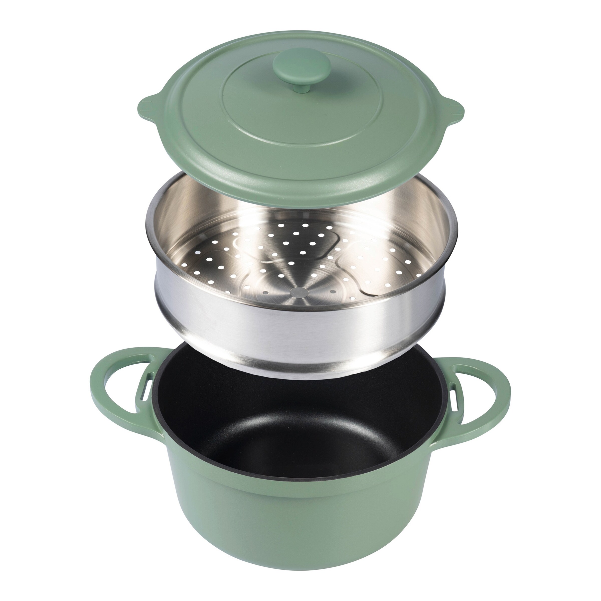 Aluguss-Kochtopf „2 in 1“