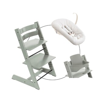 Bundle Treppenhochstuhl inklusive Newbornset Vanilla White & Babyset
