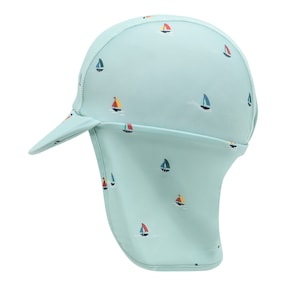 Schirmmütze mit Nacken- und UV-Schutz Segelboote