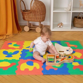 Puzzlematte Safari Tiere