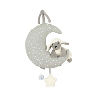 Spieluhr Schaf Stanley im Mond 33cm
