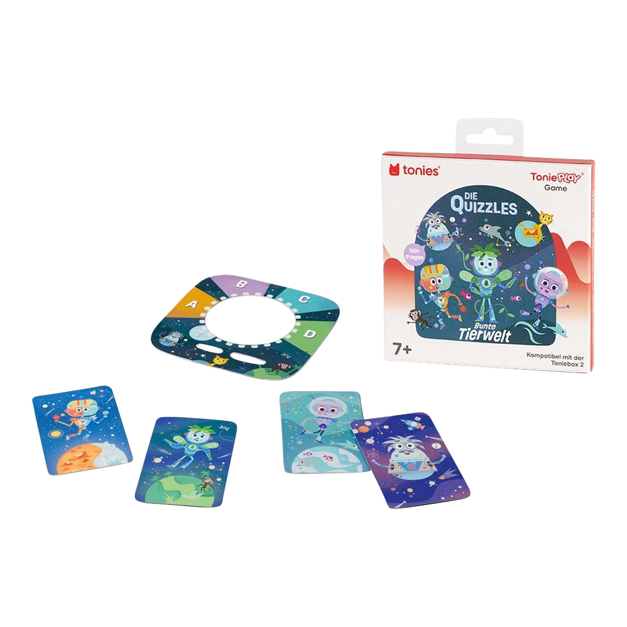 Tonies Tonie Play Games S - Die Quizzles: Bunte Tierwelt