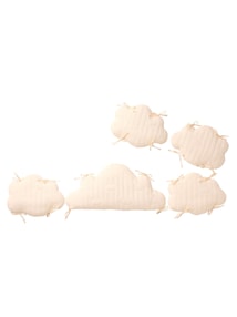 Baby Bettumrandung / Laufstallpolster IN DEN WOLKEN
