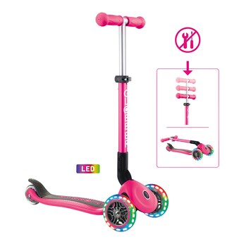Scooter Junior mit Leuchtrollen