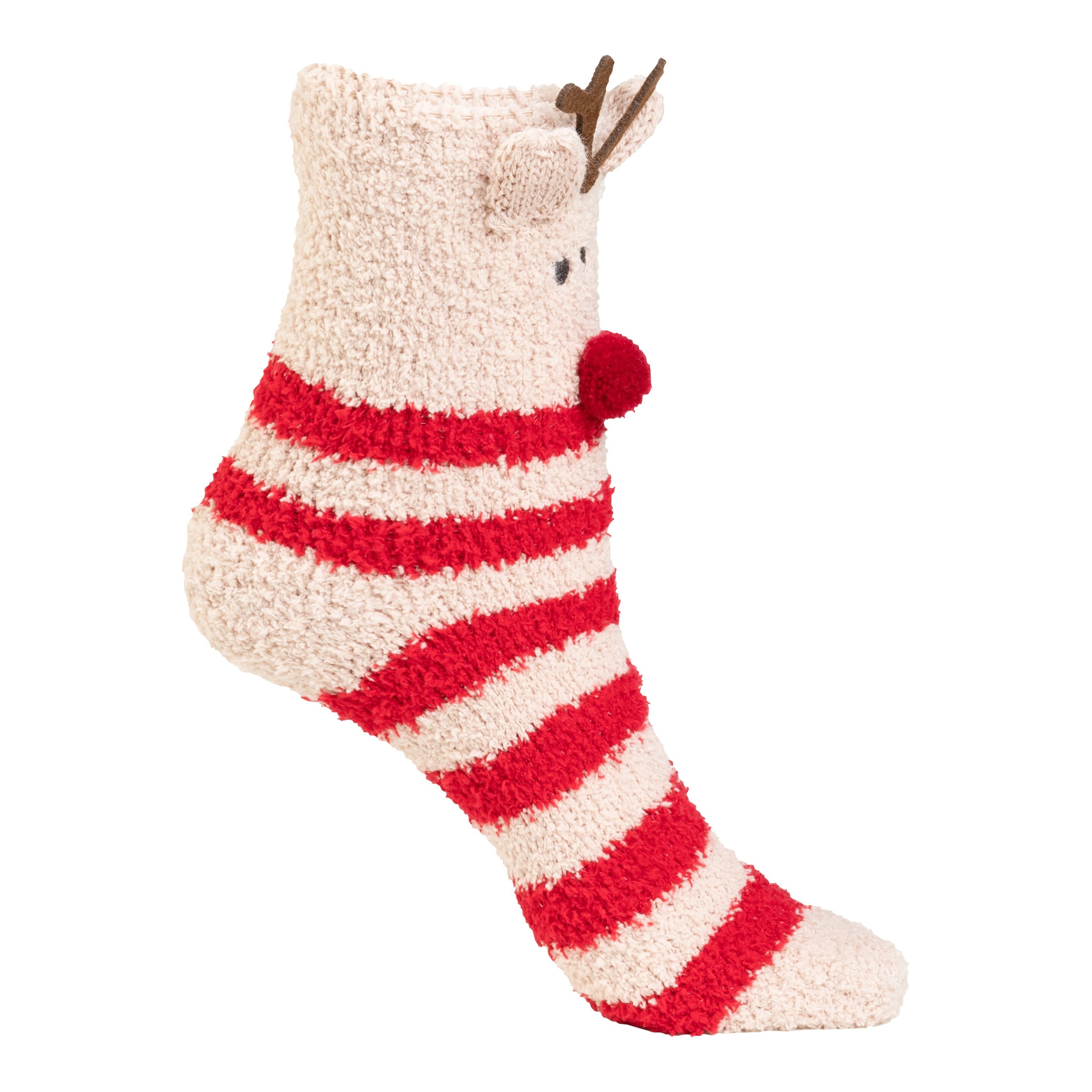 Kuschelsocken „Rentier“