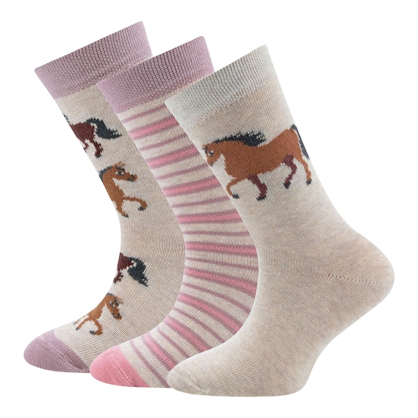 Ewers - 3er-Pack Socken Pferde | baby-walz