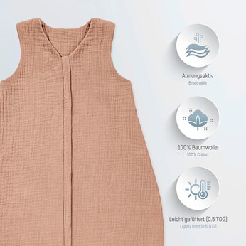 Sommerschlafsack Musselin Sommertraum 0.5 TOG