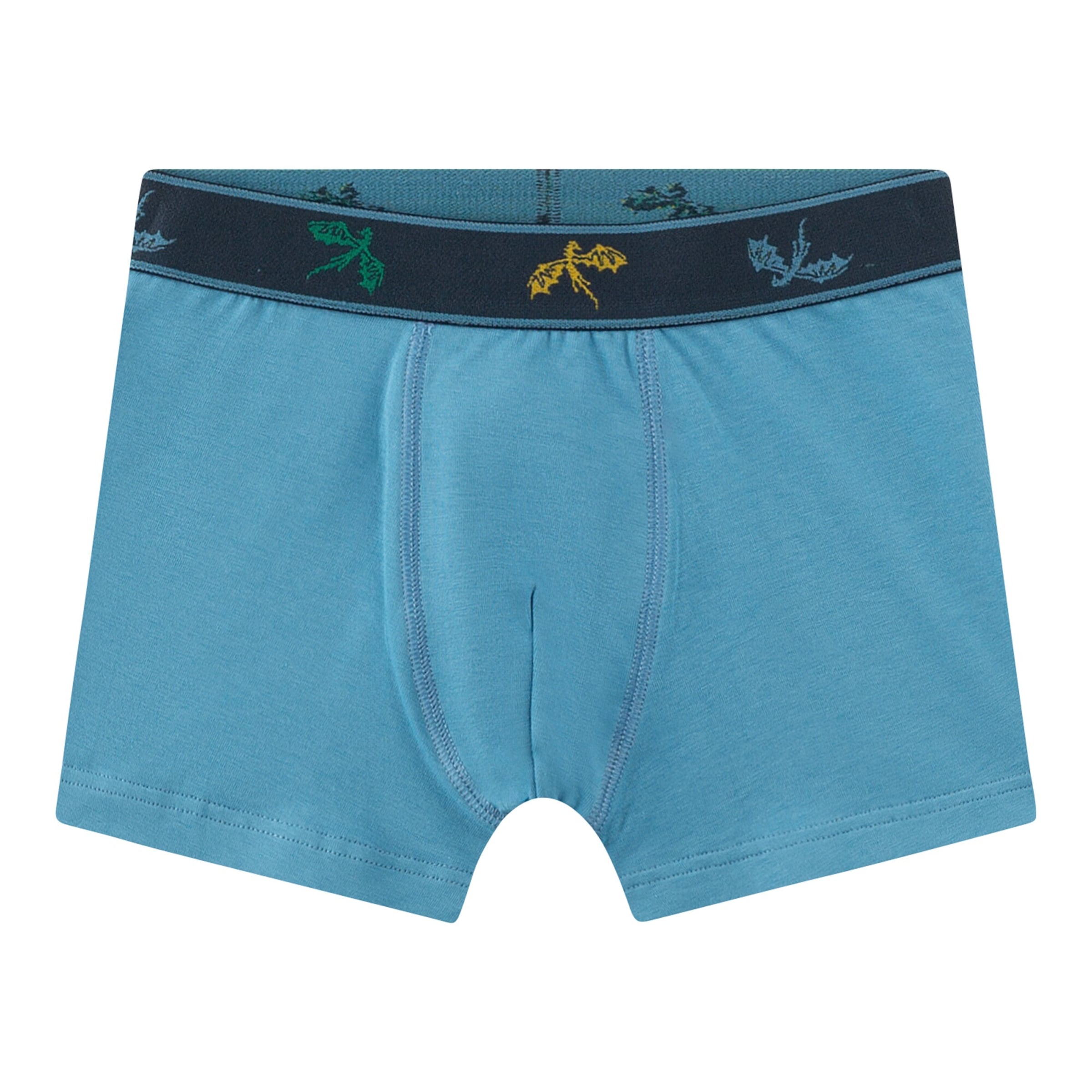 Sanetta 2er-Pack Boxershorts Drache marine/türkis