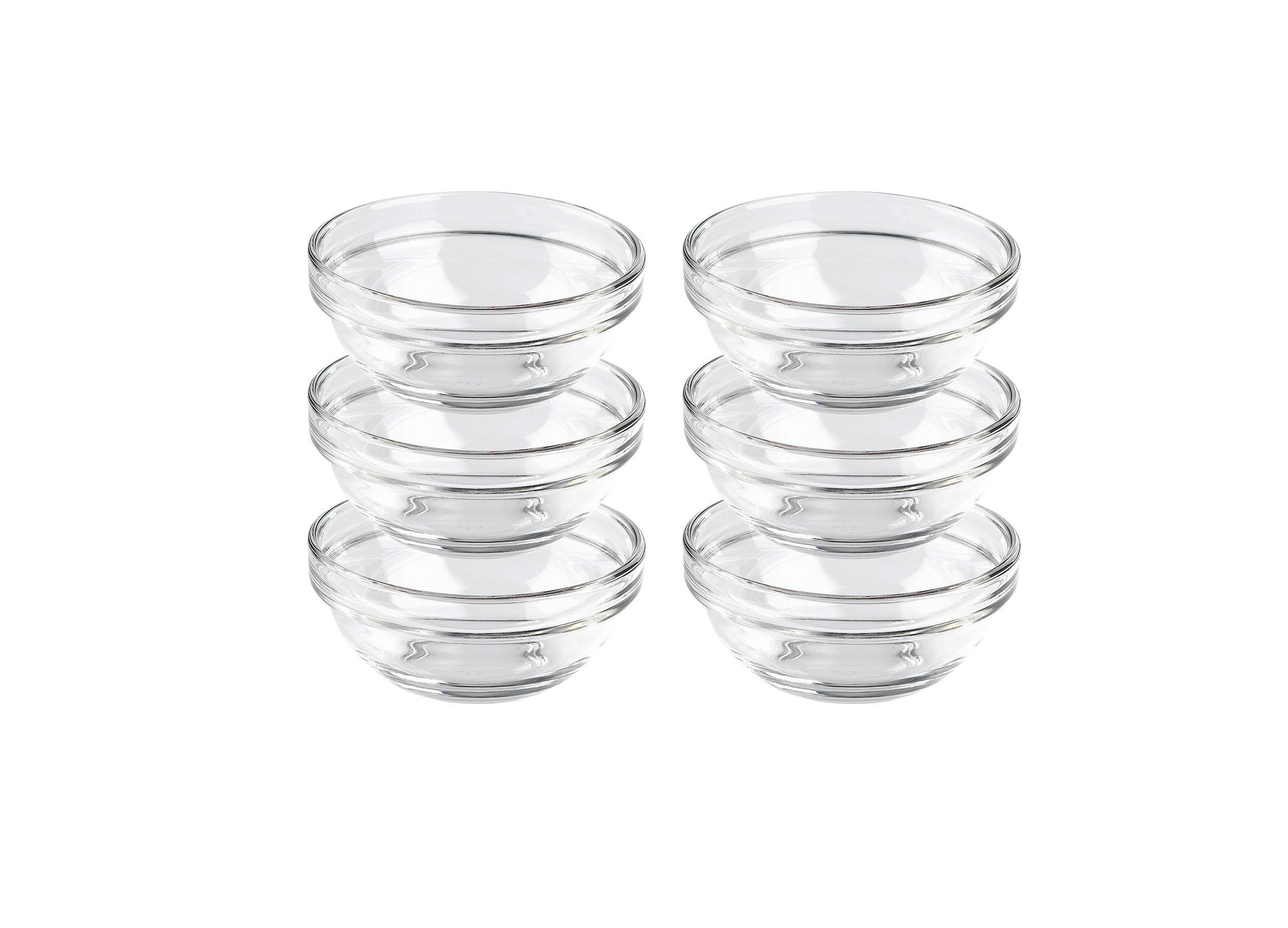 Schüssel 105 cm 6-er Set EMPILABLE Transparent