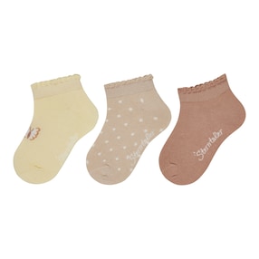 3er-Pack Sneakersocken Schmetterling