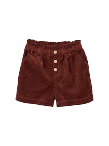 Mädchen Paperbag-Shorts aus Cord