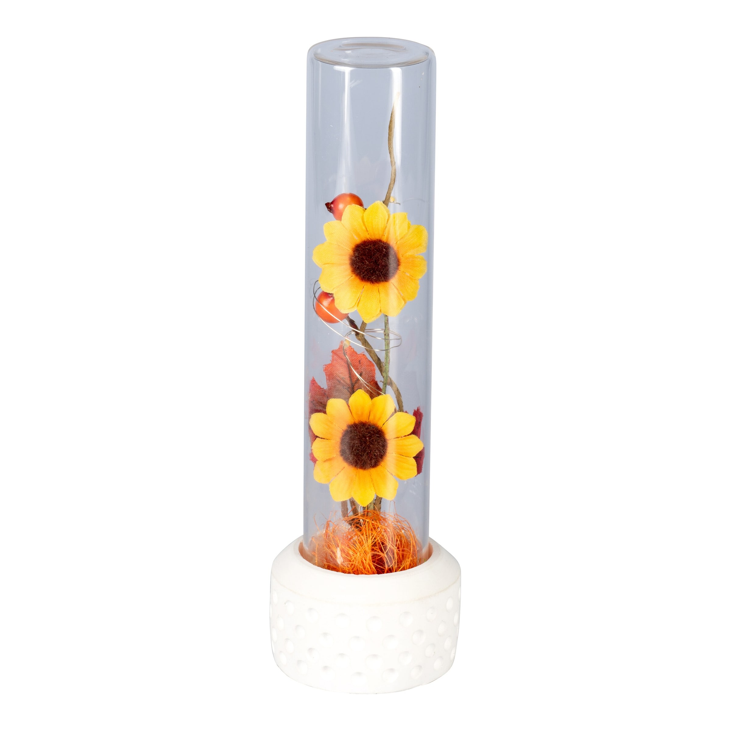 LED-Dekofigur "Herbstfreude im Glas"