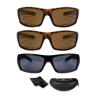 Polarisierte Sonnenbrille HD Polar View, 3 Stück