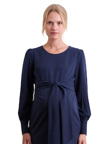 Festliches Umstandskleid mit Gürtel