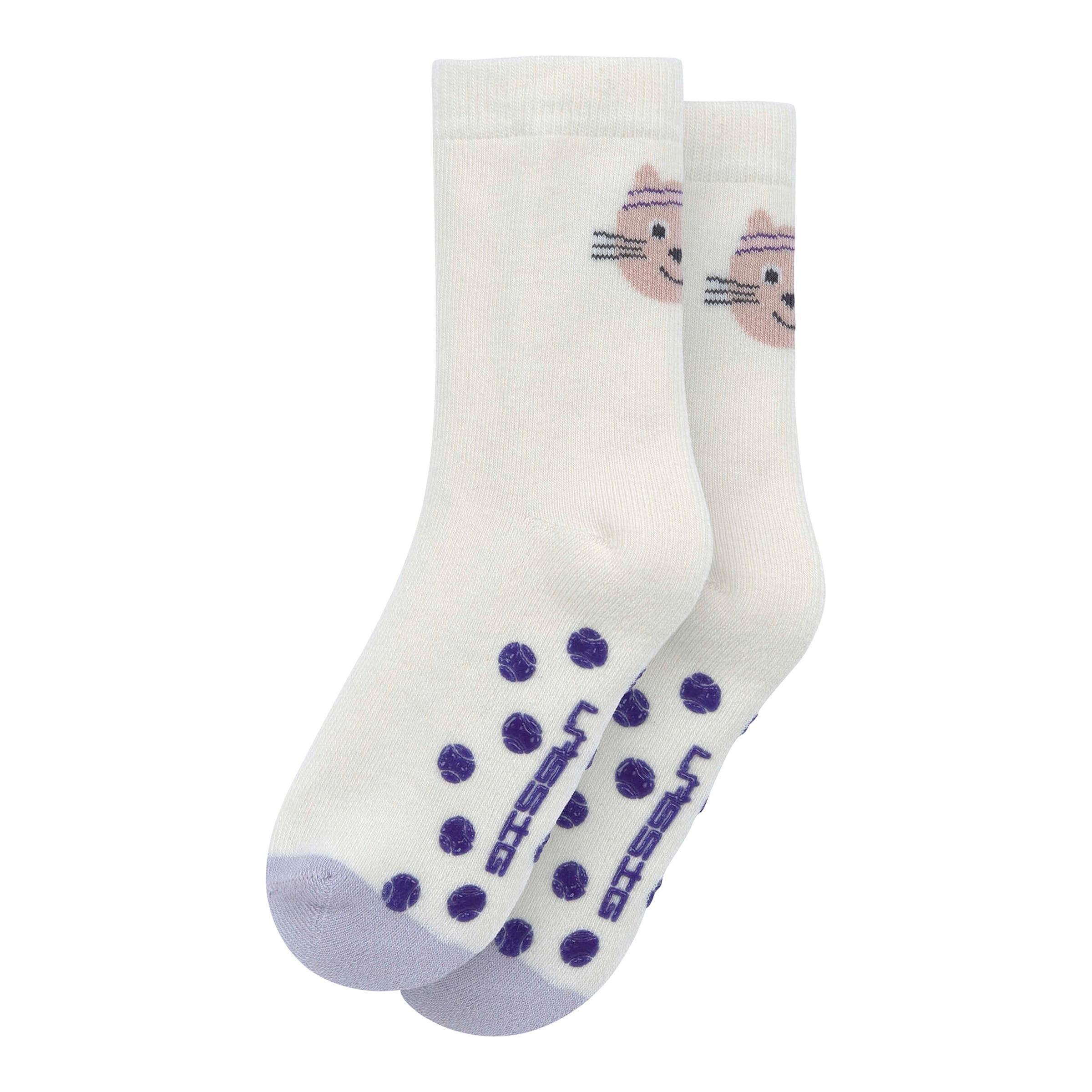 Thumbnail - Lässig 2er-Pack ABS Socken Katze Streifen