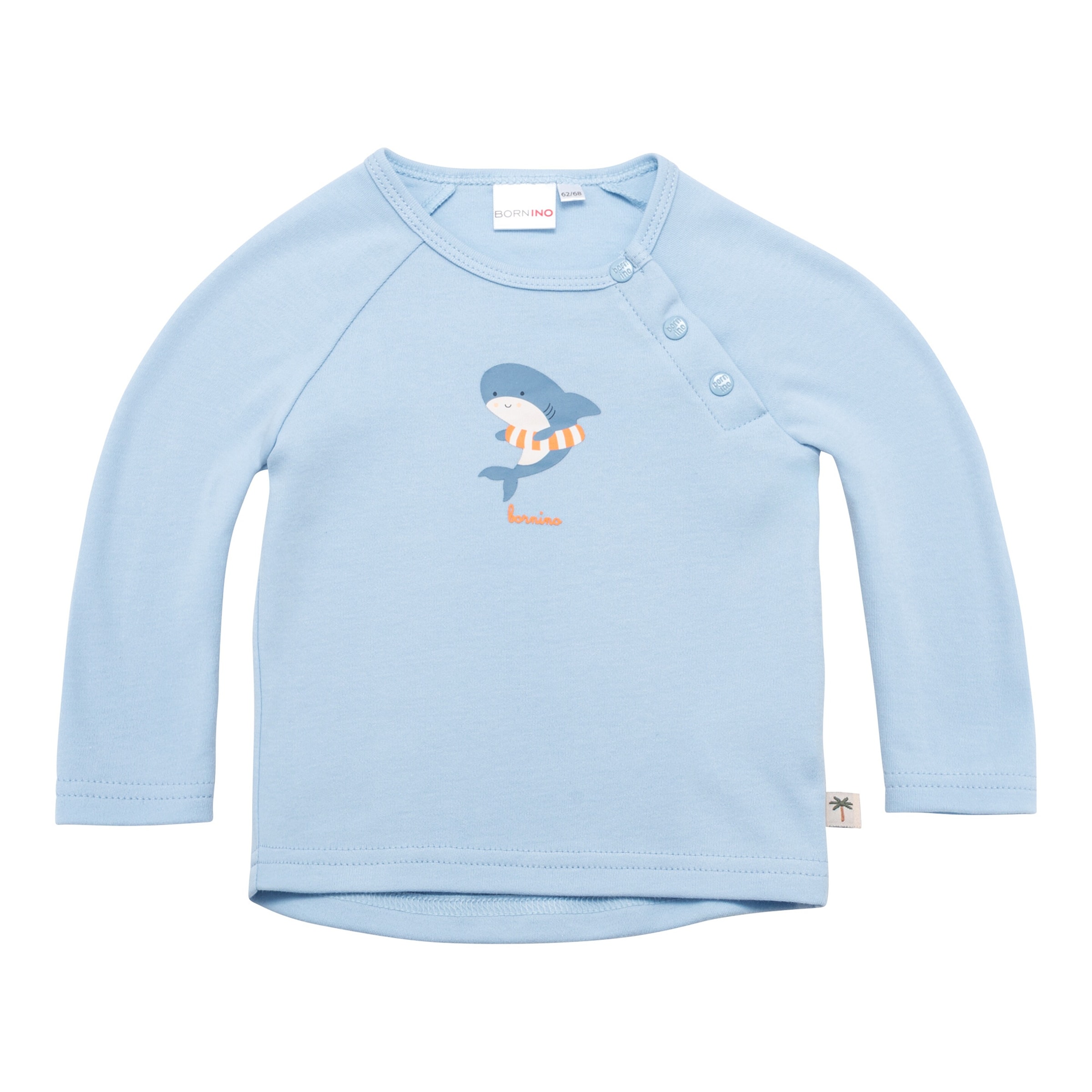Bornino Sunny Adventure Raglanshirt langarm Hai