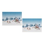 Set de table «Paysage d’hiver», 2 pièces