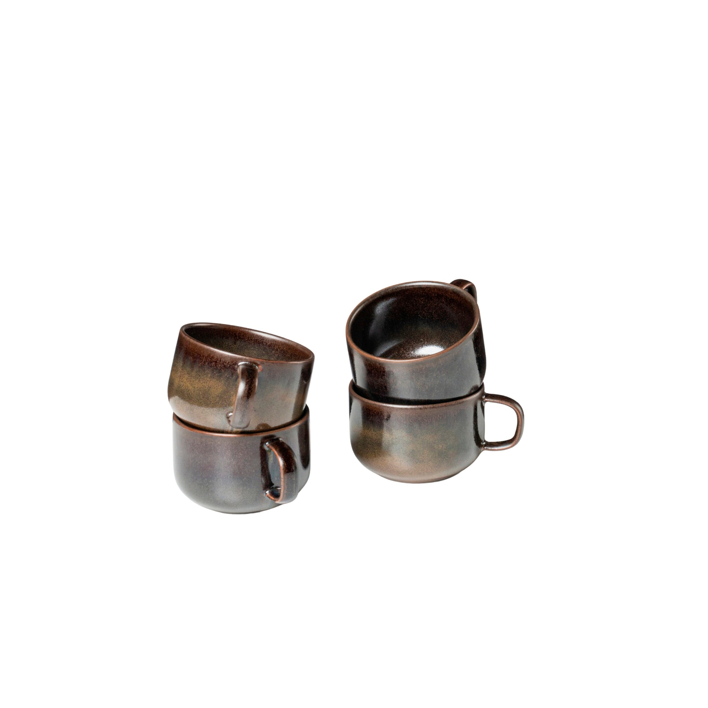 Kaffeeobertassen-Set, Steinzeug Glockenklang