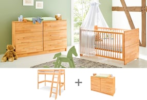 Jugendzimmer-Set „Natura” extrabreit mit Hochbett, 2-tlg.