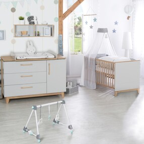Kombi-Kinderbett, 70x140 cm Caro 