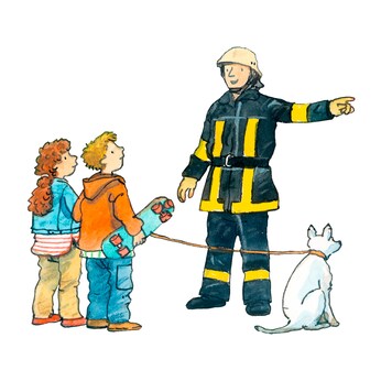 Pappbilderbuch Löschen, baggern, pflügen 