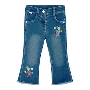 Jeans-Schlaghose Ananas
