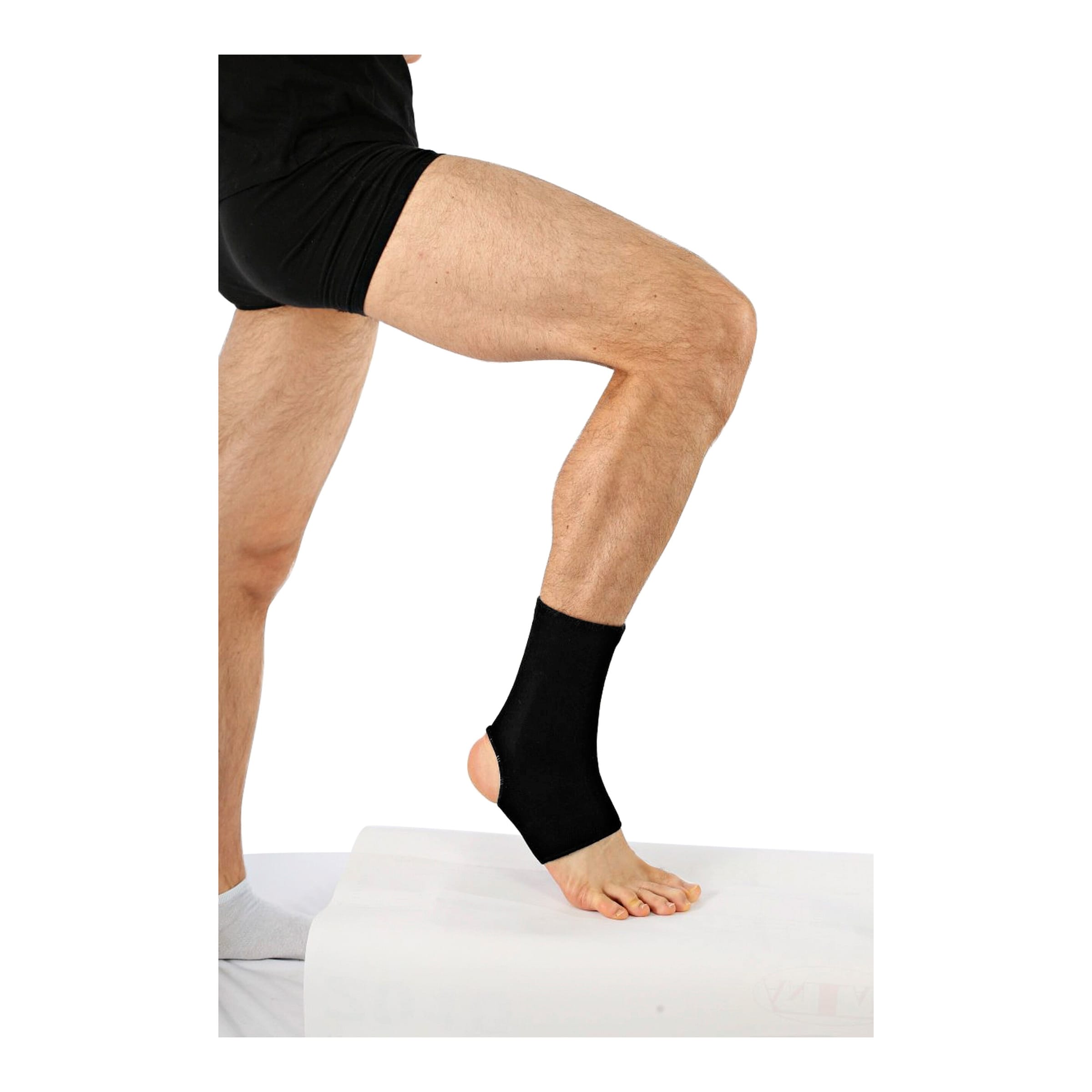 Elastische Sprunggelenkbandage schwarz