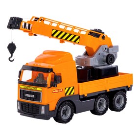 PowerTruck mit Kran auf Wendeplattform