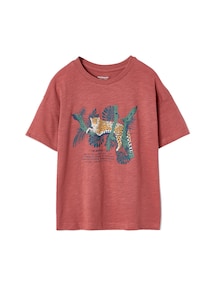 Jungen T-Shirt mit Naturmotiv, Recycling-Baumwolle