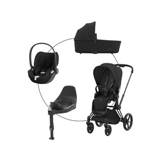 Kit voyage poussette combinée PRIAM avec coque-auto Cloud i-Size et base Isofix Base T