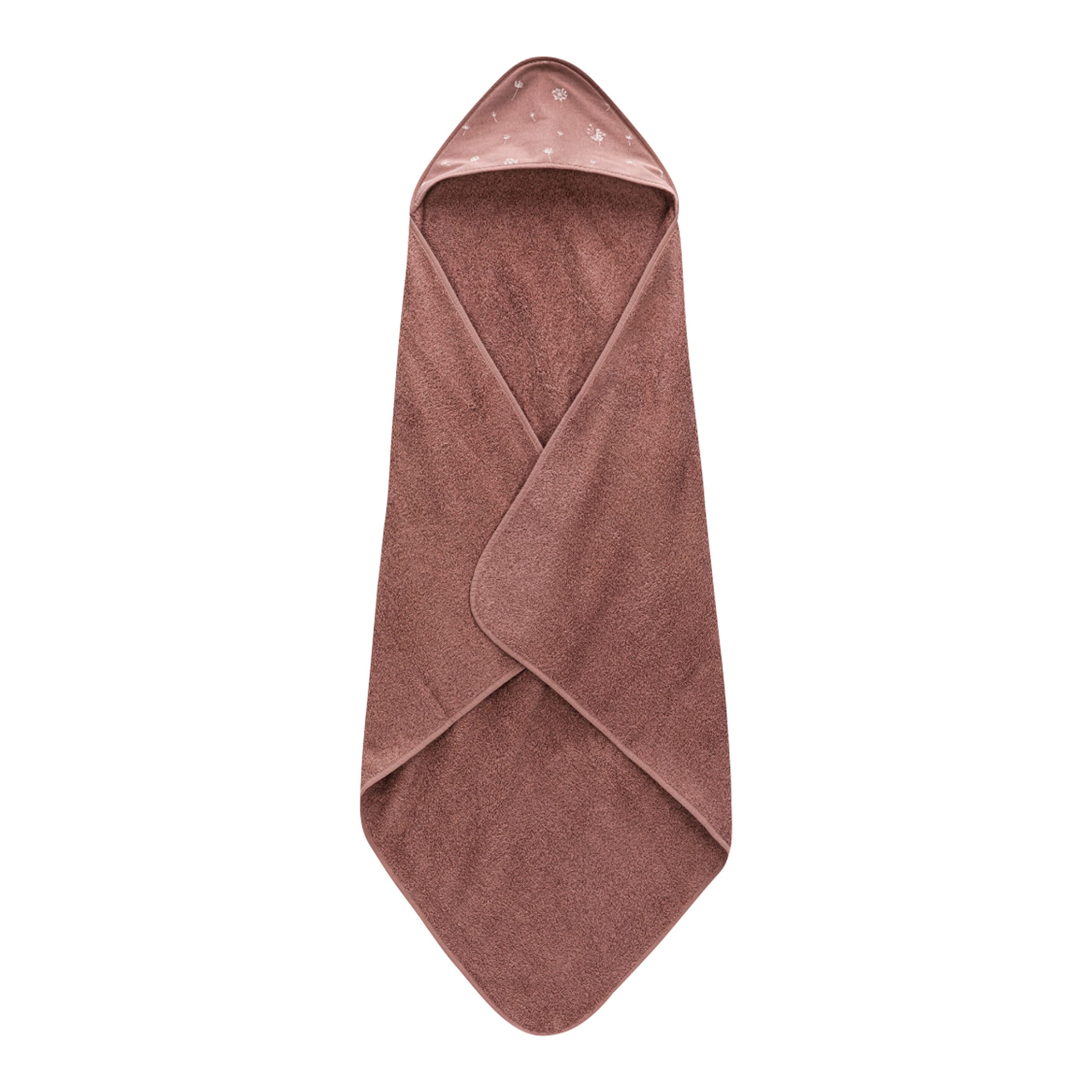 Fillikid Kapuzenbadetuch 75 x 75 cm rosa